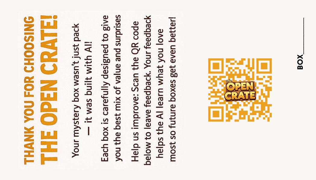Scanning the QR feedback card